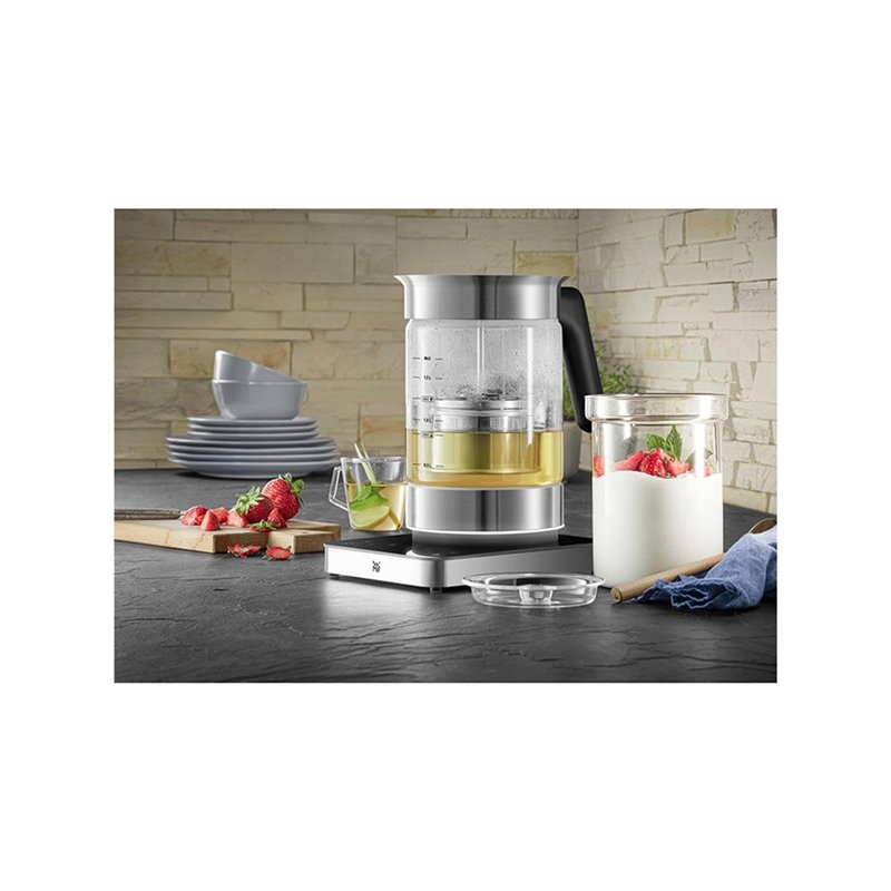 Image secondaire de WMF Lumero Bouilloire 3 en 1 en verre 1,6 l, fonction bec verseur à 36 °, chauffe-aliments pour bébé, multichauffeur, yaourtière