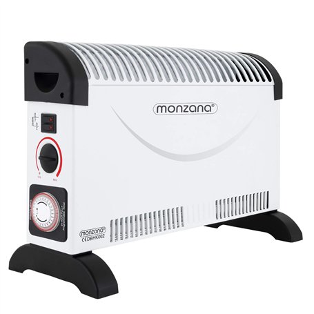 MONZANA® Convecteur électrique 2000W chauffage d'appoint minuteur 24h 3 niveaux de chauffage thermostat radiateur électrique mob