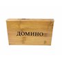 GMMH Domino dans Une boîte en Bois, boîte Cadeau, Dominos, Jeu de société