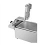 Royal Catering Friteuse Électrique De Restaurant Simple Avec Robinet Minuterie Professionnelle RCTF 10EB (10 L d'huile, Zone Fro