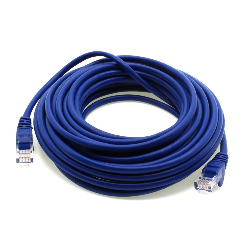 Image secondaire de 1aTTack.de Câble Réseau Cat6 Cat 6-5X 1m - RJ45 Ethernet LAN DSL Routeur Modem - Bleu
