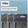 vhbw USB Chargeur Compatible avec Fujifilm Instax 90 Mini Neo Classic caméra caméscope Action-cam - Station, témoin de Charge