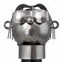BRUBAKER - Porte-bouteille de vin - Batteur/Percussionniste - Métal - Carte de vœux incluse - Idée cadeau originale - Objet déco