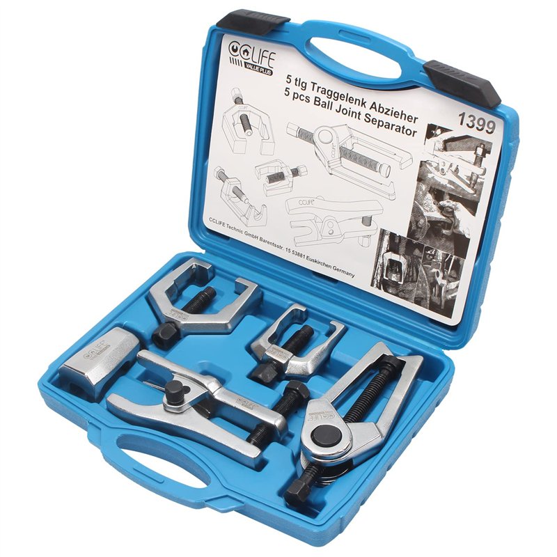 Image secondaire de CCLIFE 5 pièces kit arrache rotule pour triangle de suspension Extracteur de rotule universel