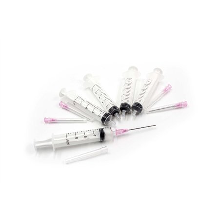 vhbw 5X Seringues de Remplissage pour Cartouche d'encre d'imprimante et réservoir CISS - 10 ML