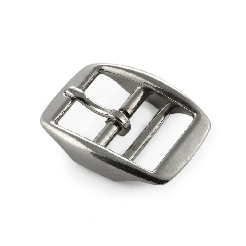 Ganzoo Boucle de ceinture en acier inoxydable, 4 pièces dans un ensemble, boucle paracord 550 en argent, max. largeur de ceintur