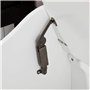 SoBuy FSR40-W Panier à Linge avec Sac Amovible Armoire de Salle de Bain Banc de Rangement