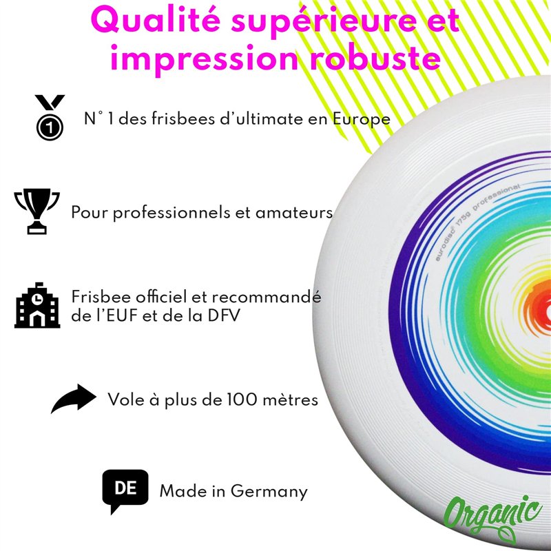 Image secondaire de eurodisc - Ultime Frisbee Disque avec Une Trajectoire Stable