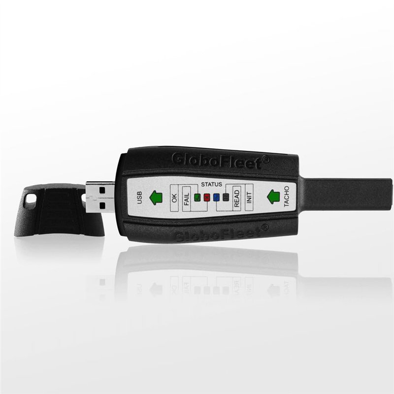 Image secondaire de GloboFleet - Kit de démarrage Optimal DK II - Logiciel pour contrôler, analyser et archiver les données de la carte conducteur -