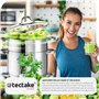 tectake® Extracteur de jus 15L en Acier inoxydable Multi-fonction Centrifugeuse Fruits et legumes Cuiseur-vapeur Presse fruits,