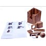 LOGOPLAY Coffre-Fort pour Bouteilles - Puzzle à Cordes - Jeu de réflexion - Jeu d'énigmes - Jeu de Patience - Jeu de logique en 
