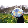 VON LILIENFELD® Parapluie Rosina Wachtmeister: Dolce Vita Canne Grand Robuste Ouverture Automatique Art Chat