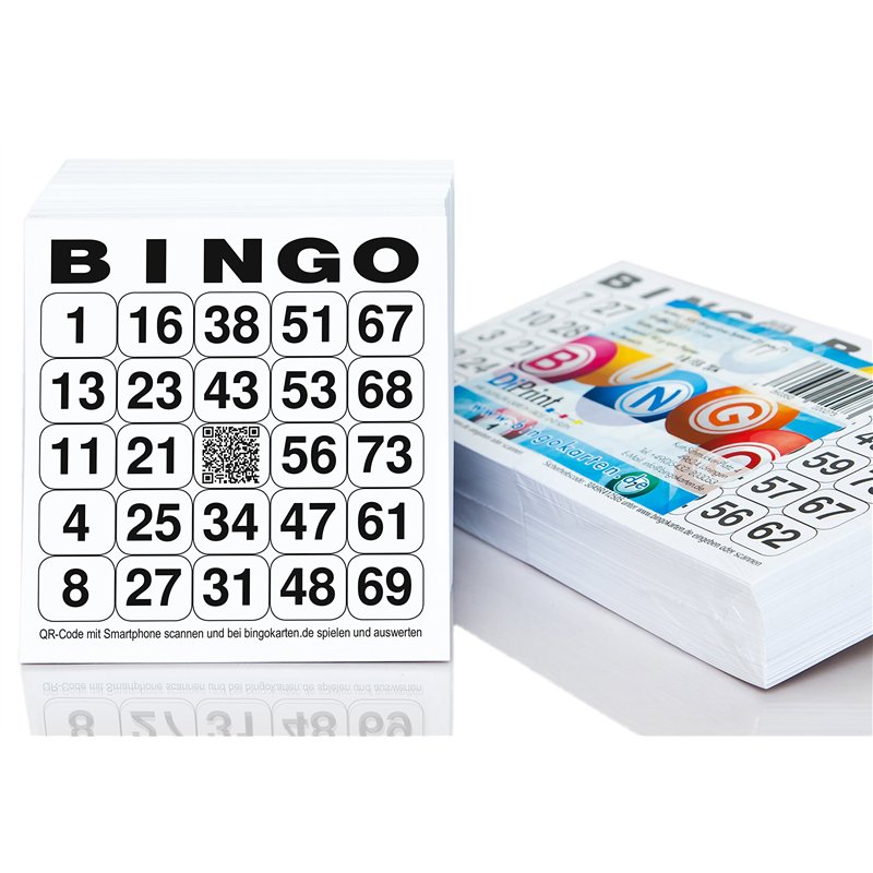 DiPrint 500 Bingo cards System 24 of 75