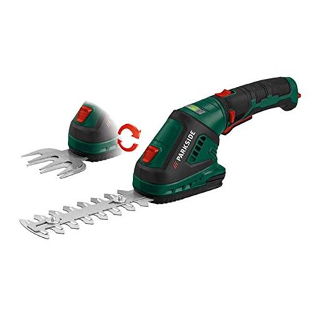 HKM Akku Technik Parkside PGSA 4 Ciseaux à gazon et arbustes Alimenté par pile