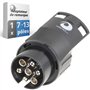 valonic Adaptateur de remorque de 7 Broches vers 13 Broches - Noir - pour Voiture