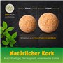 Kork-Deko Balle Baby Foot Liege | Balle Babyfoot Naturelle Ø 3,1 cm, Lot de 10