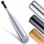 Heldenwerk Batte de Baseball en Bois ou Aluminium - 31 Pouce avec Poignée antidérapante - pour Adulte et Enfant