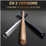 Heldenwerk Batte de Baseball en Bois ou Aluminium - 31 Pouce avec Poignée antidérapante - pour Adulte et Enfant