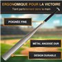 Heldenwerk Batte de Baseball en Bois ou Aluminium - 31 Pouce avec Poignée antidérapante - pour Adulte et Enfant
