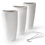 Ligano® - Lot de 3 humidificateurs d’air pour le radiateur - En céramique - Modern
