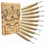 Nature Nerds - Ensemble de brosses interdentaires en bambou (10 pièces) 0