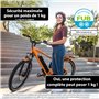 KOHLBURG Antivol velo de sécurité pliable [FUB 2 roues homologué] - Antivol vélo pliant 89 cm avec niveau de sécurité le plus él