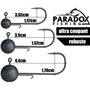 Paradox Fishing Lot de 24 têtes plombées de qualité supérieure (5 g/7.5 g/10 g/12 g/15 g) - 5/4 hameçons hameçons hameçons, leur