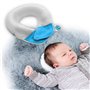 Medibino Kluba Medical | Coussin Protecteur pour bébé, prévient la déformation cranienne | équipement de lit | Blanc/Gris