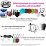 Kitty Professional Batteur plat en acier inoxydable « Taifun » pour robot de cuisine compatible avec les bols 4,3 L et 4,8 L Kit