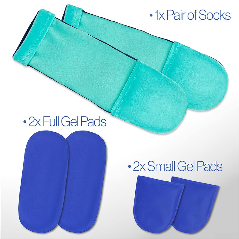 Image secondaire de VENICCE LOVE Chaussettes rafraîchissantes | Pieds froids | Coussinets de refroidissement | Bloc de refroidissement | Chaussettes