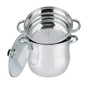 Couscoussiers/Cuit Vapeur/Faitout 3en1(12L/Diamètre:24cm) －Tous feux dont induction－ 0827/12L