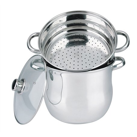 Couscoussiers/Cuit Vapeur/Faitout 3en1(12L/Diamètre:24cm) －Tous feux dont induction－ 0827/12L