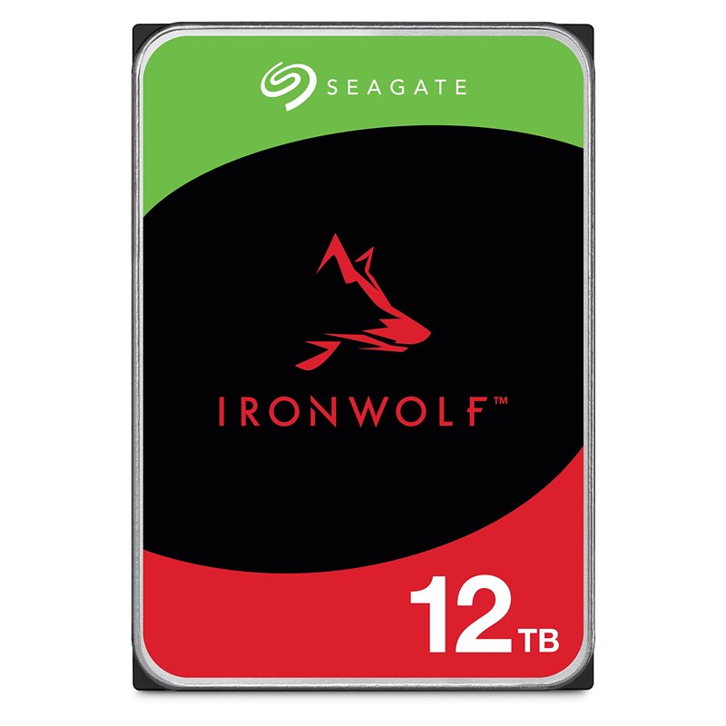 Seagate IronWolf Disque Dur Interne 3,5 12TB HDD Garantie de 3 Ans 256MB 7200rpm Fonctionnement de 24 Heures PC NAS pour RV capt