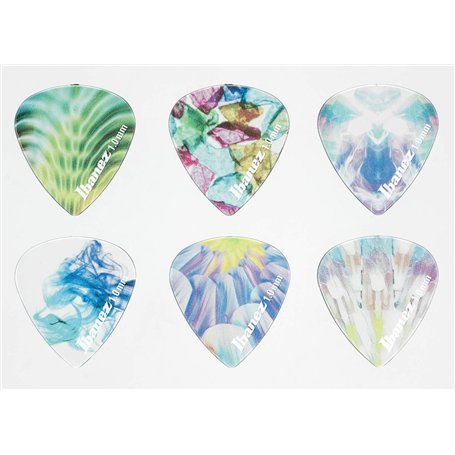 Ibanez PCP16H-C2 Lot de 6 médiators