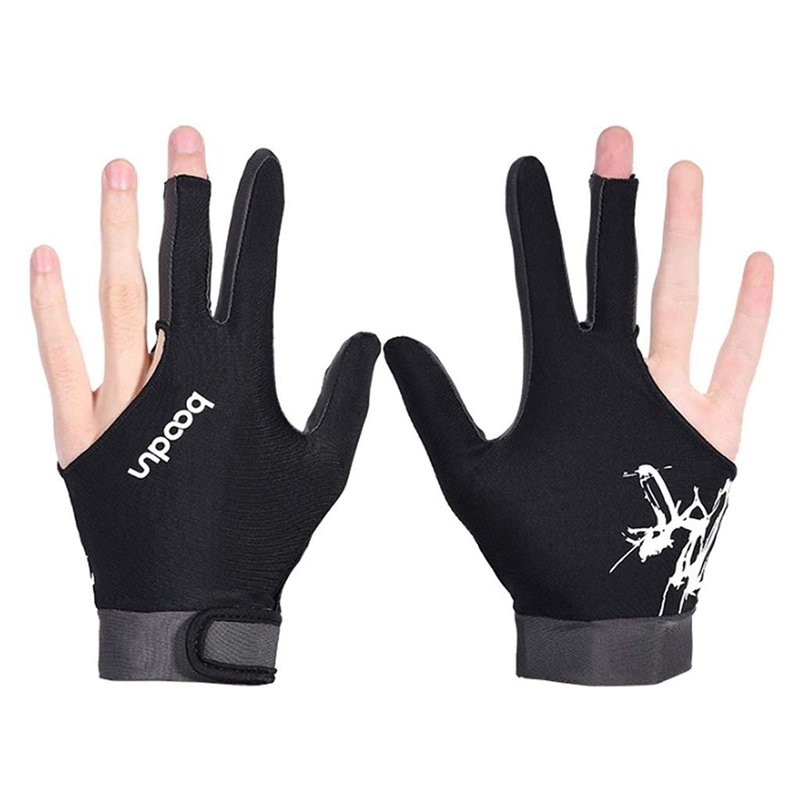 Image secondaire de Zeaye 1PCS gant d'affichage à trois doigts en lycra élastique, utilisé pour le tir de billard et les sports de billard portés pa