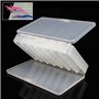 OriGlam Boîte de Rangement pour leurres de pêche - Plateaux de Rangement pour matériel de pêche - Double Face - 14 Compartiments