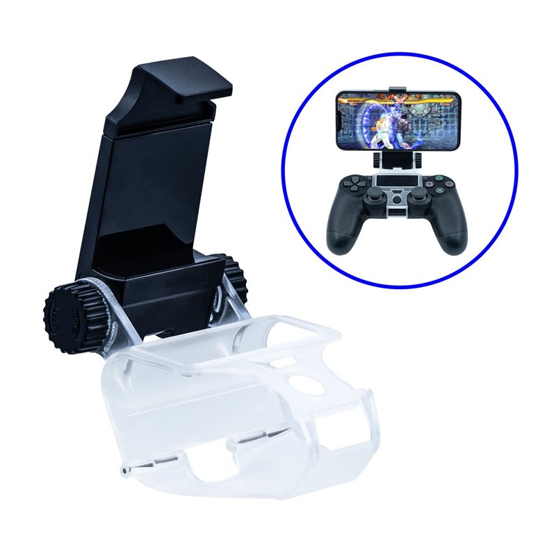 Image secondaire de Mcbazel PS4 Manette Support Téléphone PS4 Clip pour PS4 / PS4 Slim/ PS4 Pro Manette Noir