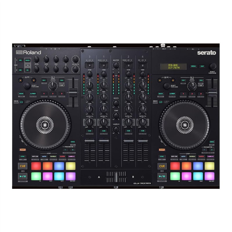 Contrôleur DJ DJ-707M Roland, avec console de diffusion en Streaming intégrée