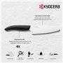 Kyocera FK-140-WH WH Couteau du Chef Manche Ergonomique Blanc / Lame Céramique Blanc 14 cm