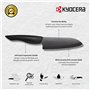 Kyocera ZK-180 BK EU Shin-Couteau du Chef 18 cm-Manche Noir Lame ZK-180 BK-BK EU