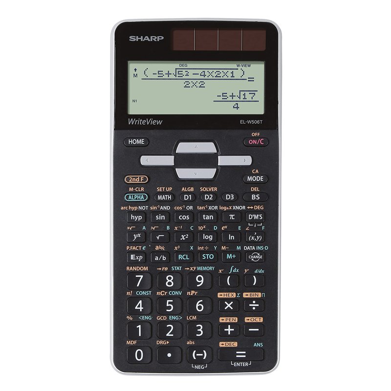 Sharp EL-W506T GY Calculatrice Scientifique EL-W506T-GY