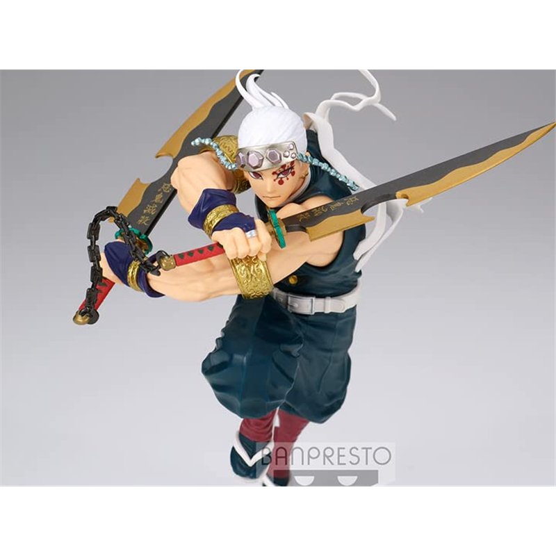 Image secondaire de Banpresto Demon Slayer Tengen Uzui Chiffre, 13 cm Hauteur, Multicolore
