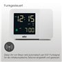 Braun Réveil avec Projection numérique Radio-piloté pour Le Fuseau horaire d’Europe Centrale (DCF) avec 4 Options de rétroéclair