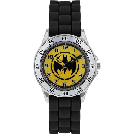Batman Garçons Analogique Quartz Montre avec Bracelet en Caoutchouc BAT9522