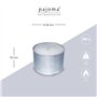 pajoma® Lot de 100 bougies chauffe-plat blanches - Paraffine non parfumée - Durée de combustion : 8 heures - 20 g de poids de ci