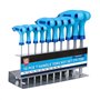 Blue Spot Tools 12184 Lot de 10 clés Torx avec poignée en T (T9-T50)