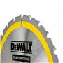 DEWALT - Set de 3 lames de scie circulaire - disque tranchant 40 dents - outillage résistant aux clous et durable - spécial cons