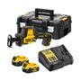 DeWalt DCS369M2-QW Scie Sabre Compacte - XR 18V 4 Ah - Brushless - 2 Batteries - En Coffret TSTAK