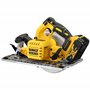 DEWALT - Scie circulaire sans fil XR 18V - avec dispositif de frein électronique - compatible rail de guidage - DCS572NT-XJ