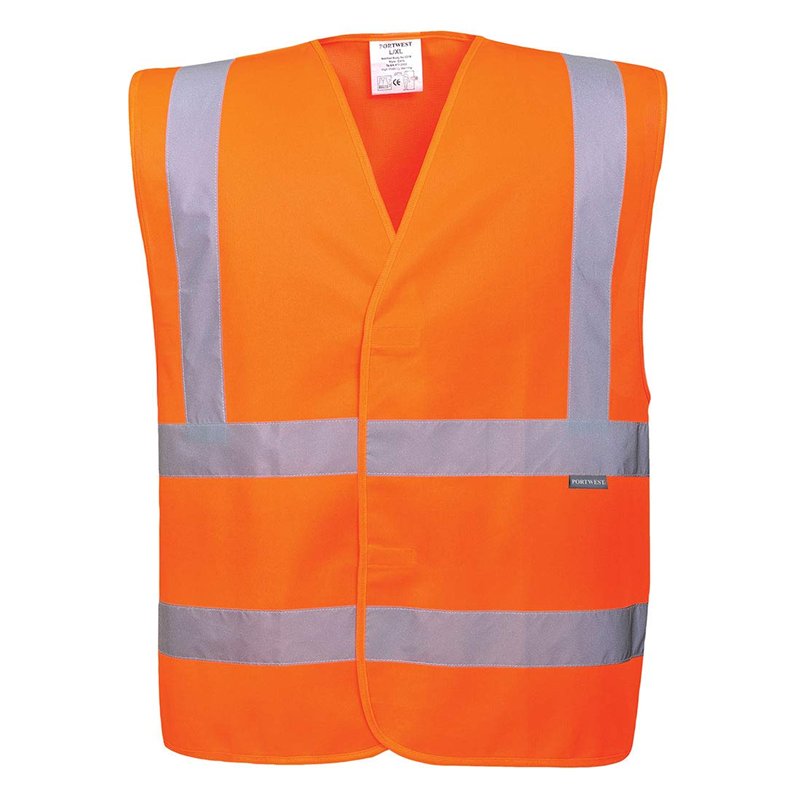 Portwest Gilet Hi-Vis Baudrier & Double Ceinture, Couleur: Orange, Taille: S/M, C470ORRS/M